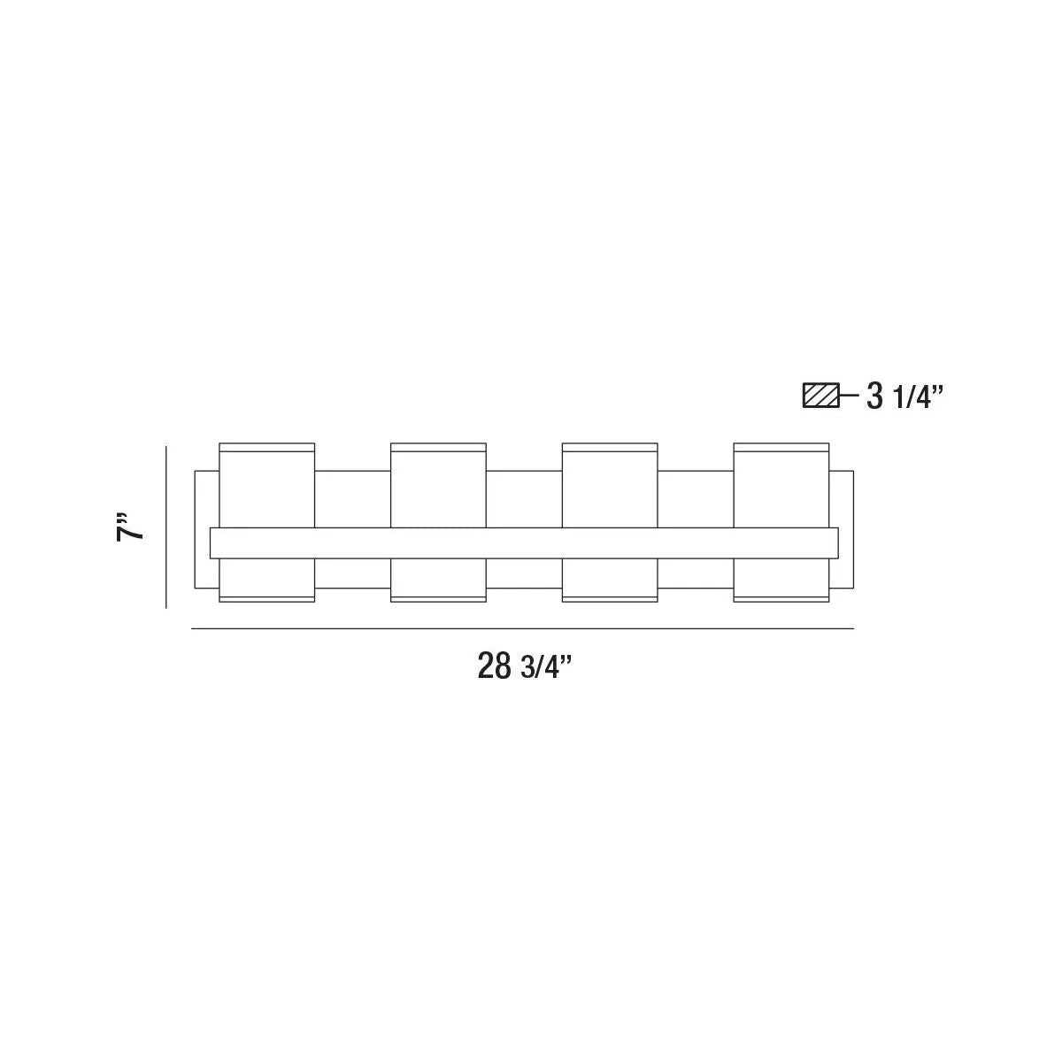 Eurofase - Cambridge LED Bathbar - 35655-015 | Montreal Lighting & Hardware