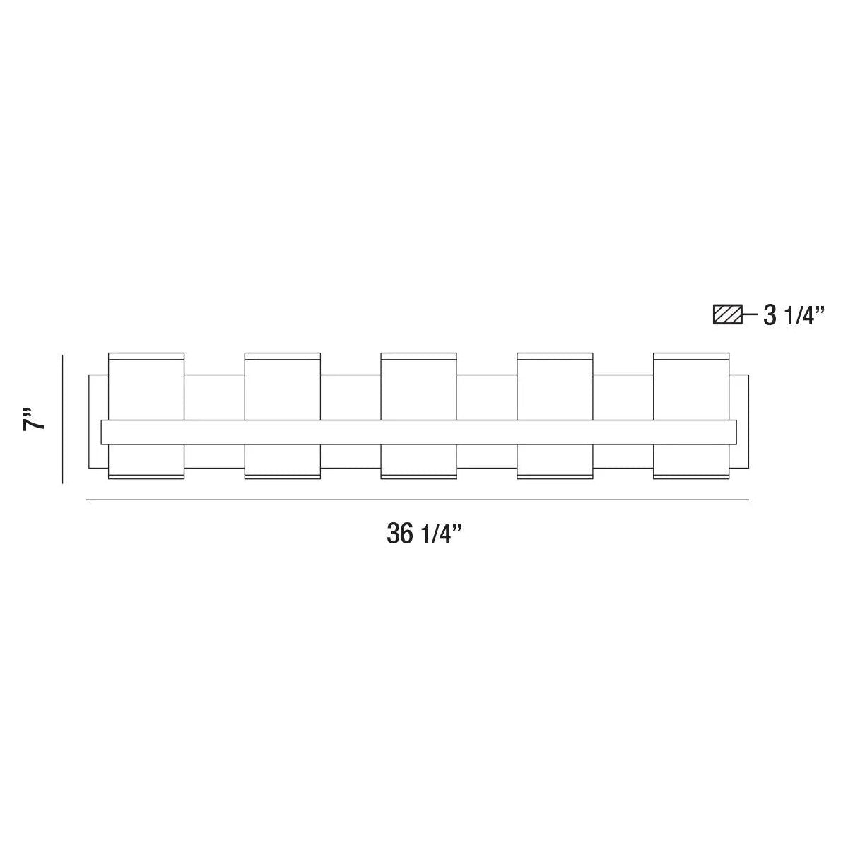 Eurofase - Cambridge LED Bathbar - 35655-015 | Montreal Lighting & Hardware