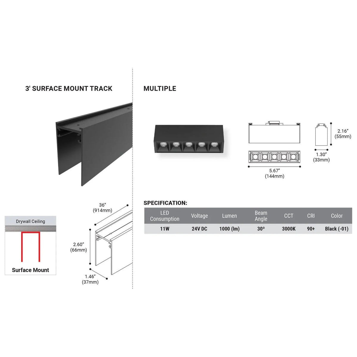 Eurofase - Canmore LED Bathbar - 34143-018 | Montreal Lighting & Hardware