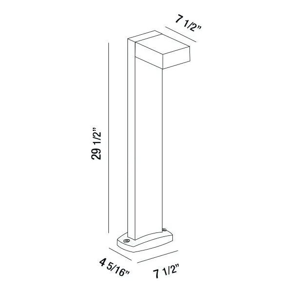 Eurofase - Fosfora LED Bollard - 31909-027 | Montreal Lighting & Hardware