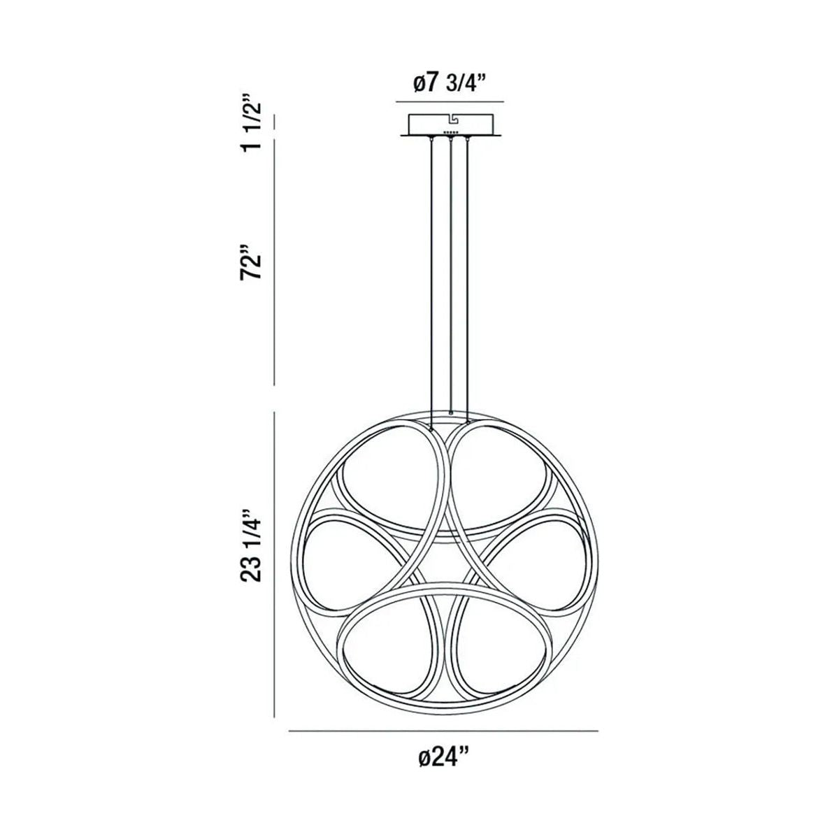 Eurofase - Glenview LED Pendant - 37102-012 | Montreal Lighting & Hardware