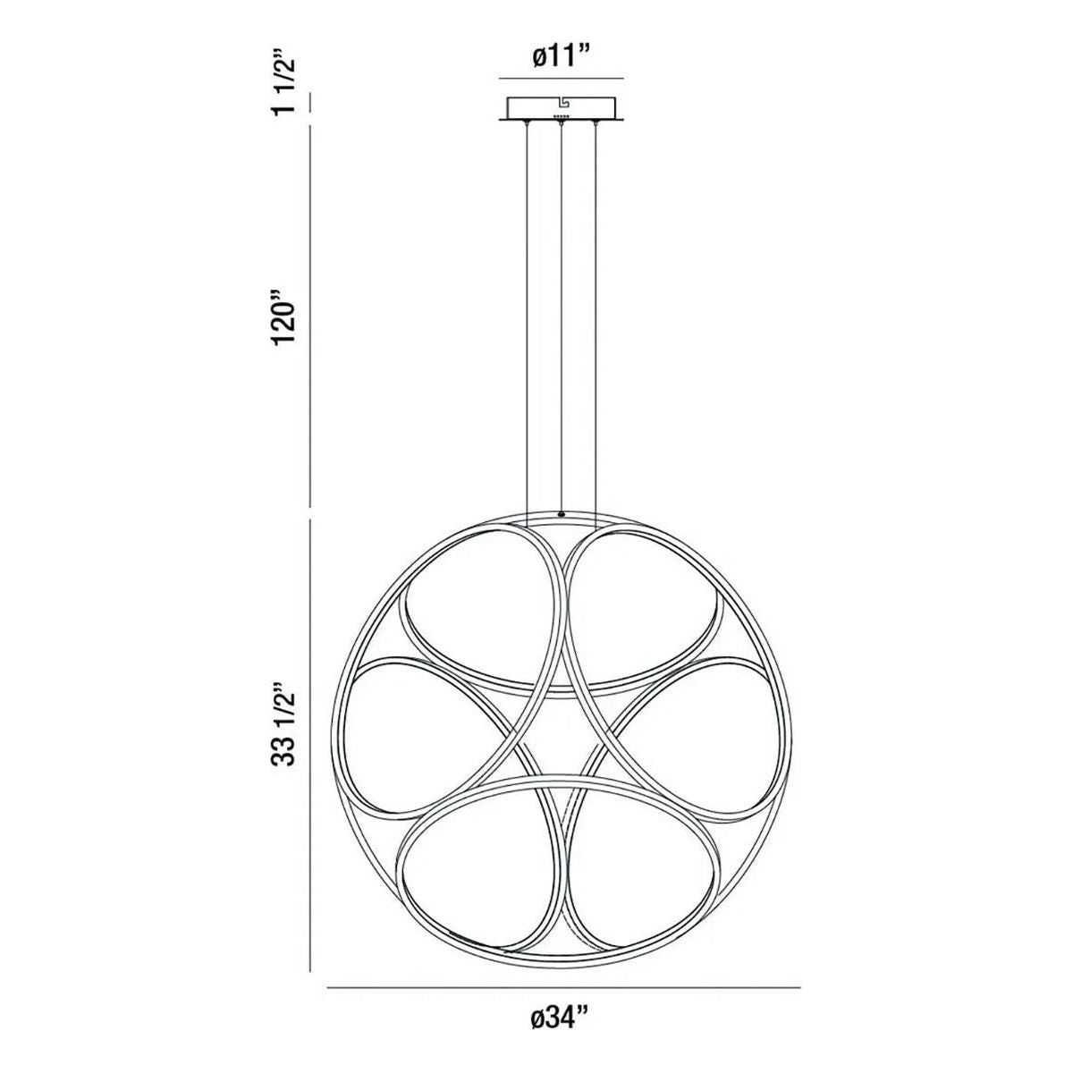 Eurofase - Glenview LED Pendant - 37102-012 | Montreal Lighting & Hardware