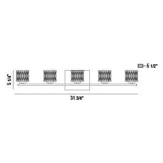 Eurofase - Guelph LED Bathbar - 34161-012 | Montreal Lighting & Hardware