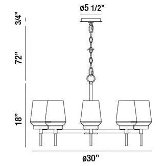 Eurofase - Manchester Chandelier - 34096-017 | Montreal Lighting & Hardware