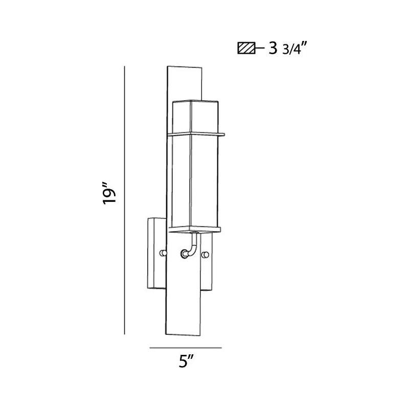 Eurofase - Muller Outdoor Wall Sconce - 28053-019 | Montreal Lighting & Hardware