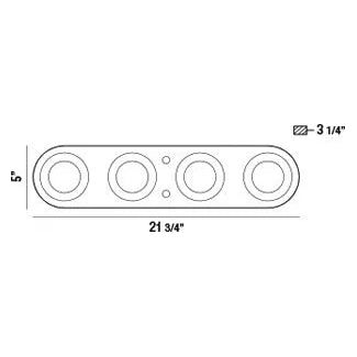 Eurofase - Nymark LED Ceiling Mount - 33617-023 | Montreal Lighting & Hardware