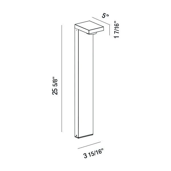 Eurofase - Pallito LED Bollard - 31911-023 | Montreal Lighting & Hardware