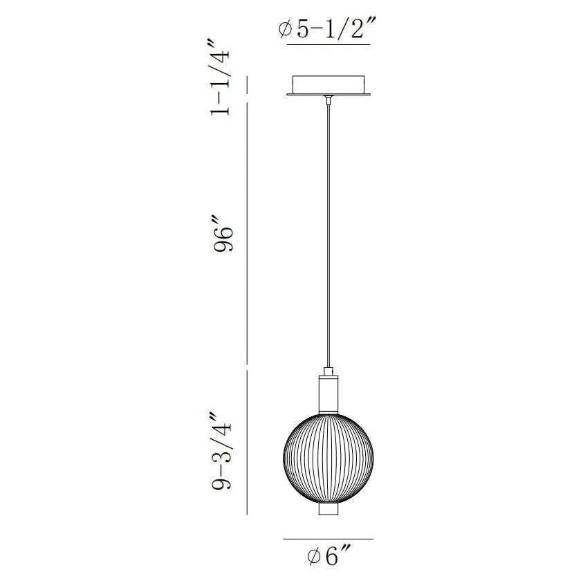 Eurofase - Palmas LED Pendant - 47189-010 | Montreal Lighting & Hardware