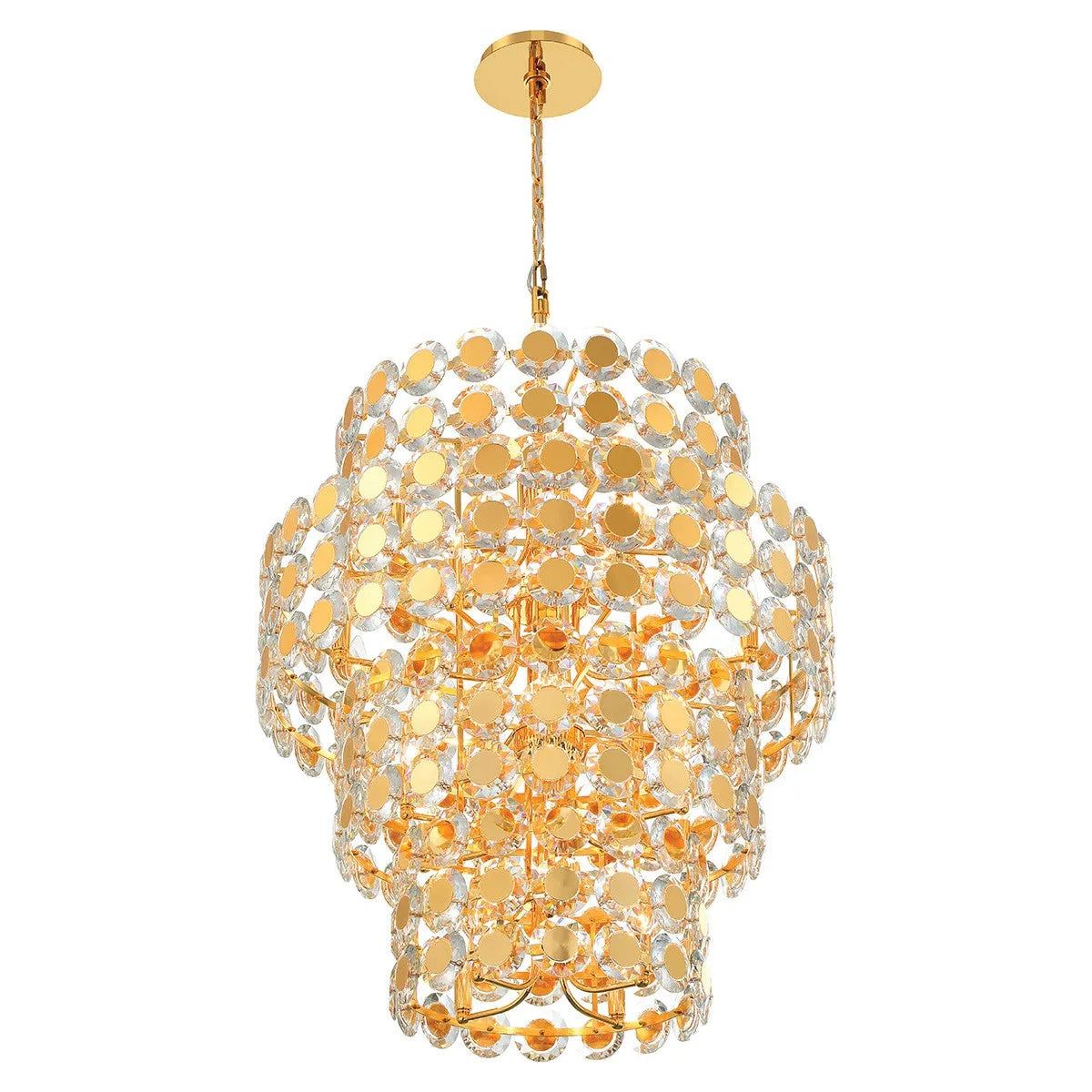 Eurofase - Perrene 4-Tier Chandelier - 44289-010 | Montreal Lighting & Hardware