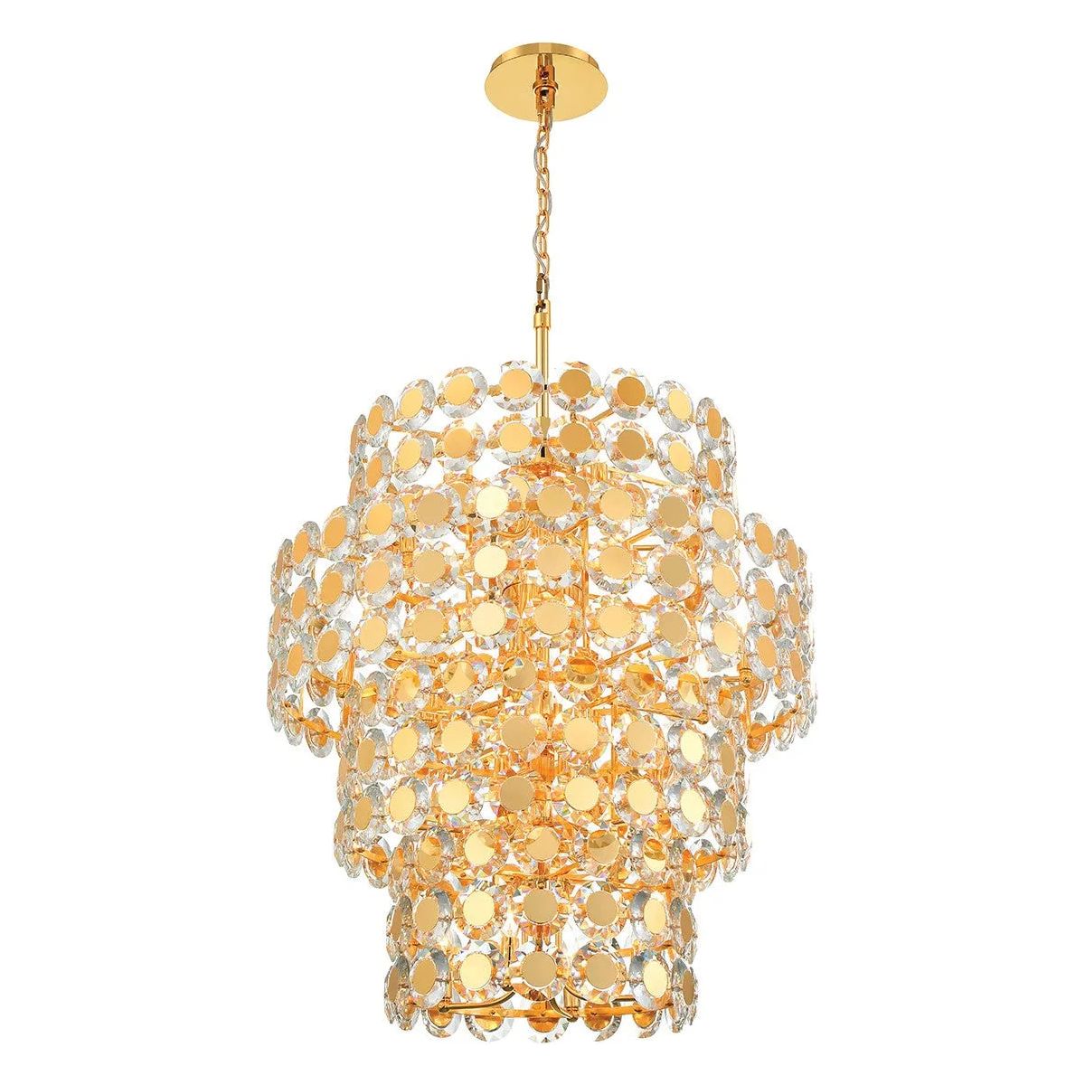 Eurofase - Perrene 4-Tier Chandelier - 44289-028 | Montreal Lighting & Hardware