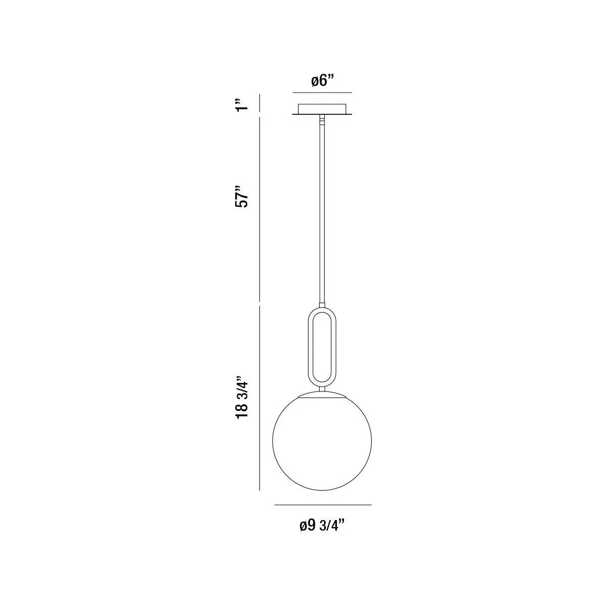 Eurofase - Prospect Round Pendant - 37348-014 | Montreal Lighting & Hardware