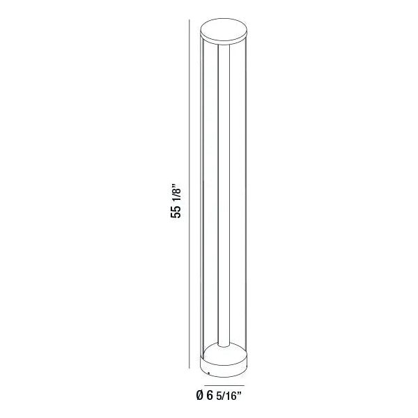 Eurofase - Reza LED Bollard - 31919-029 | Montreal Lighting & Hardware