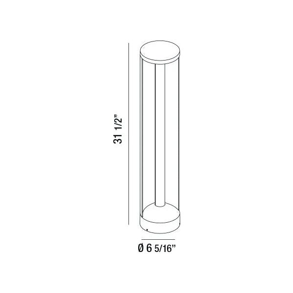 Eurofase - Reza LED Bollard - 31919-029 | Montreal Lighting & Hardware