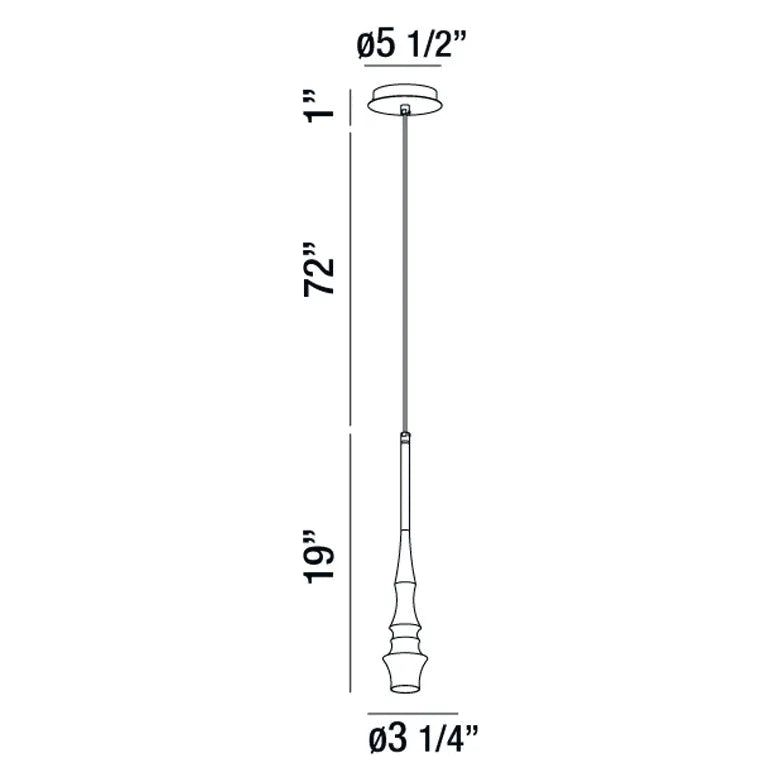 Eurofase - Sano Pendant - 28405-017 | Montreal Lighting & Hardware