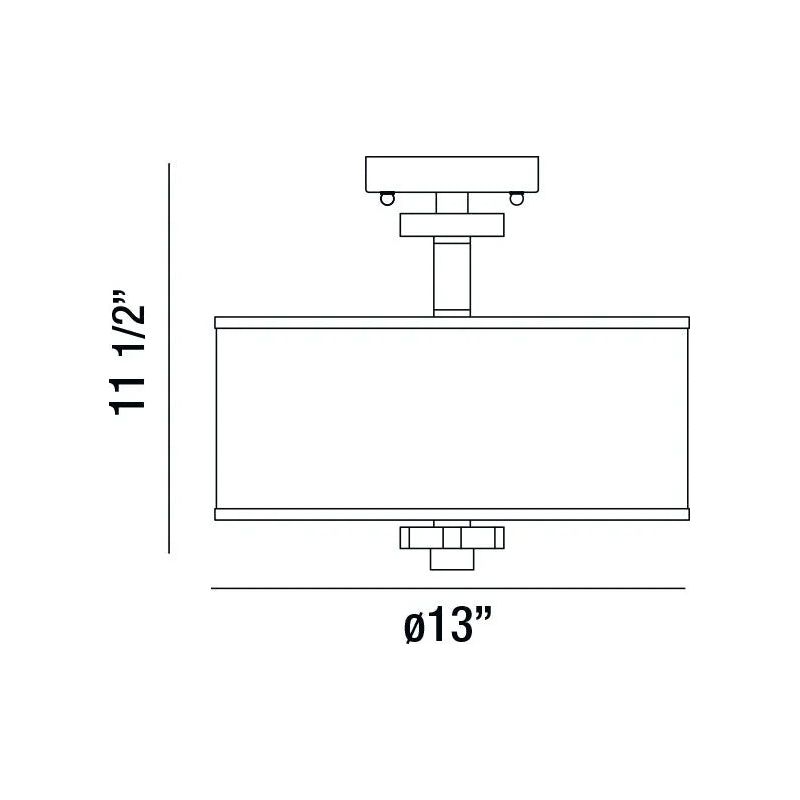 Eurofase - Savvy Semi-Flush Mount - 15330-021 | Montreal Lighting & Hardware