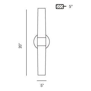 Eurofase - Vesper Wall Sconce - 23274-013 | Montreal Lighting & Hardware