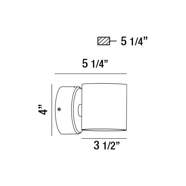 Eurofase - Volume LED Outdoor Wall Mount - 28292-029 | Montreal Lighting & Hardware