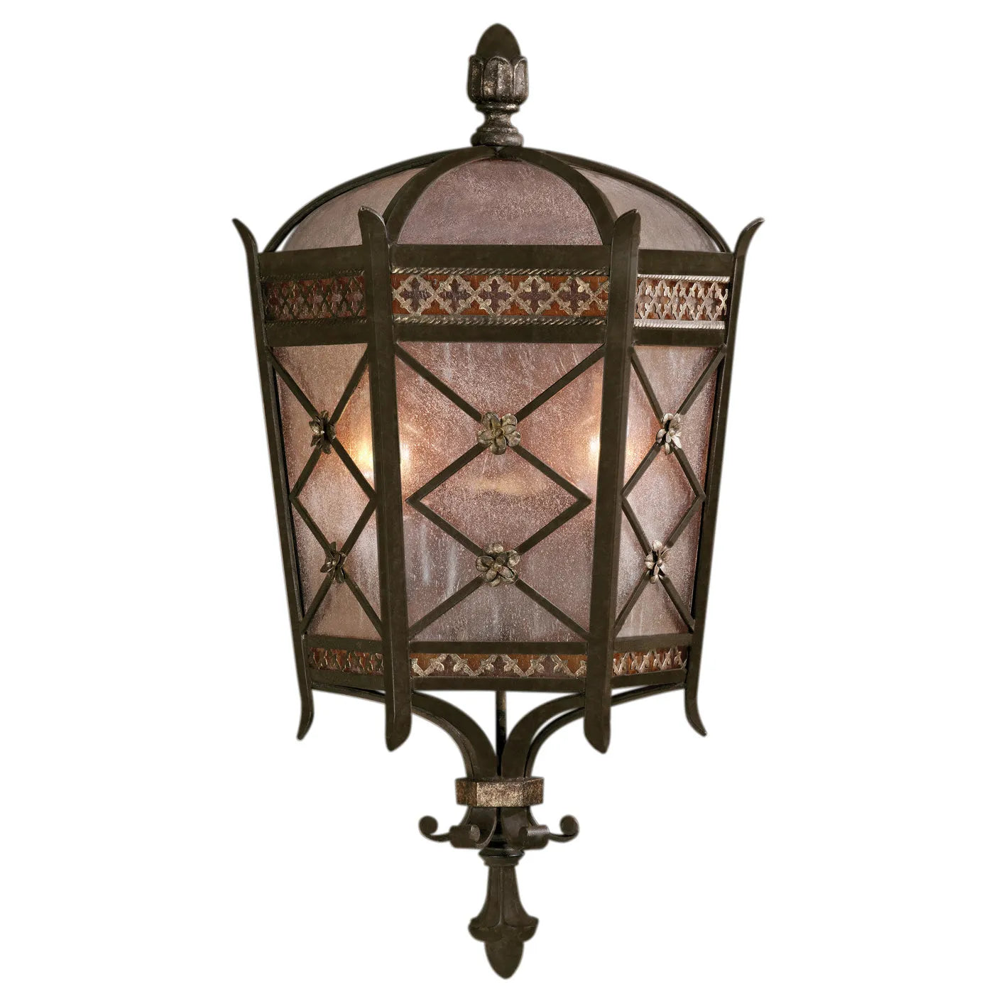 Fine Art Handcrafted Lighting - Chateau Outdoor 22-Inch Two Light Outdoor Coupe - 402781ST | Montreal Lighting & Hardware