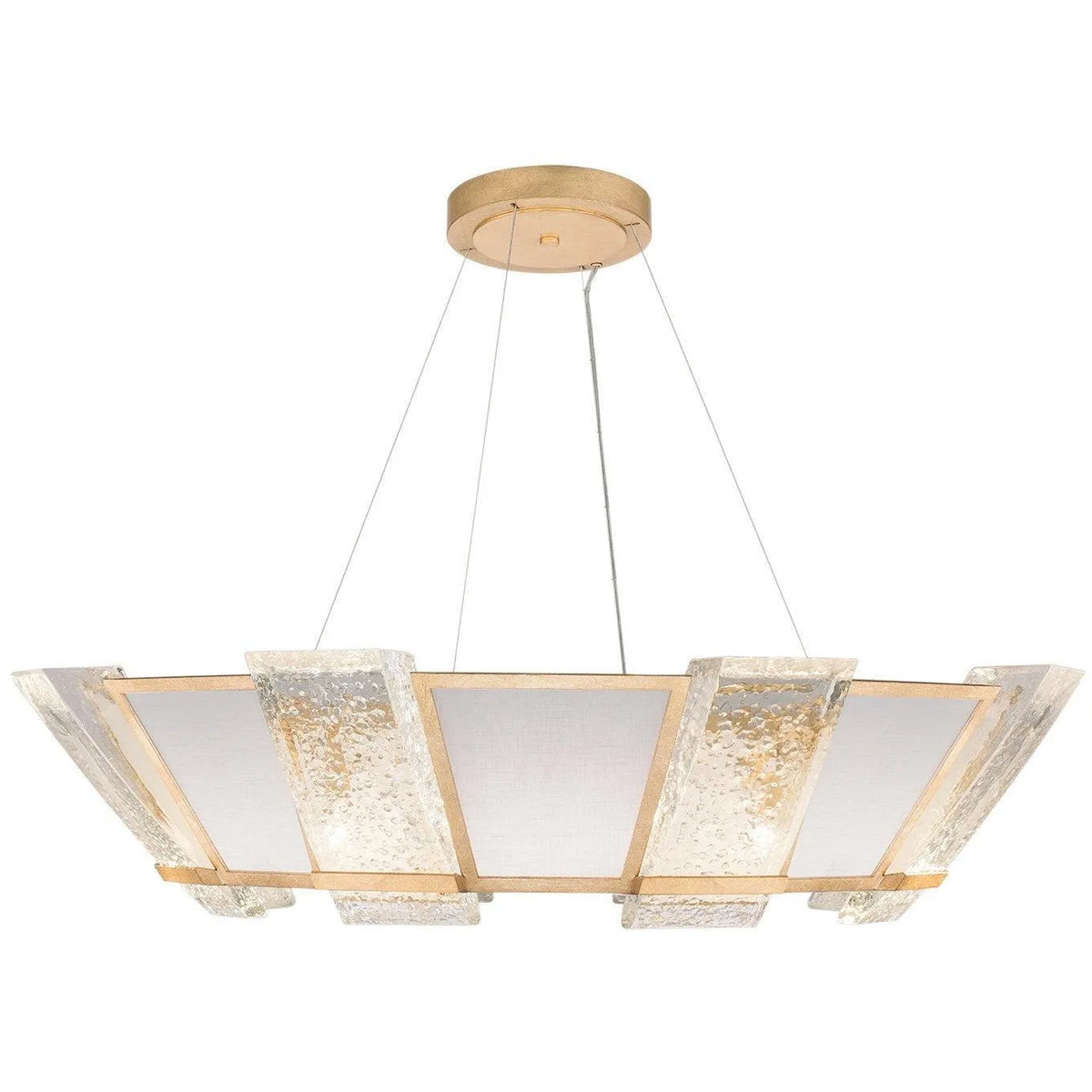 Fine Art Handcrafted Lighting - Crownstone 38-Inch 16 Light Pendant - 890640-21ST | Montreal Lighting & Hardware