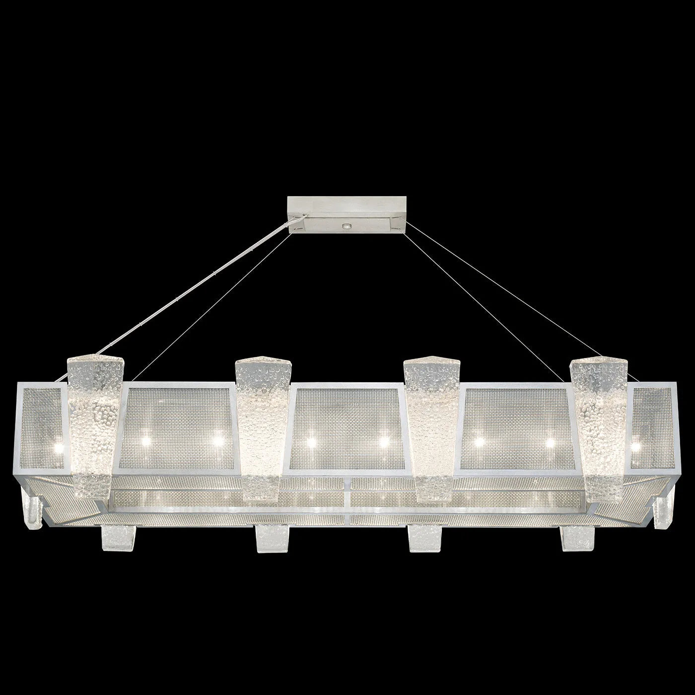 Fine Art Handcrafted Lighting - Crownstone 52-Inch 16 Light Pendant - 891240-11ST | Montreal Lighting & Hardware