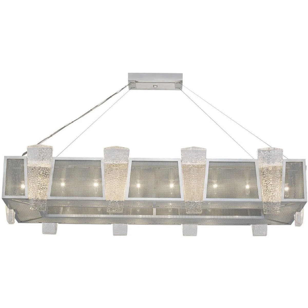 Fine Art Handcrafted Lighting - Crownstone 52-Inch 16 Light Pendant - 891240-12ST | Montreal Lighting & Hardware