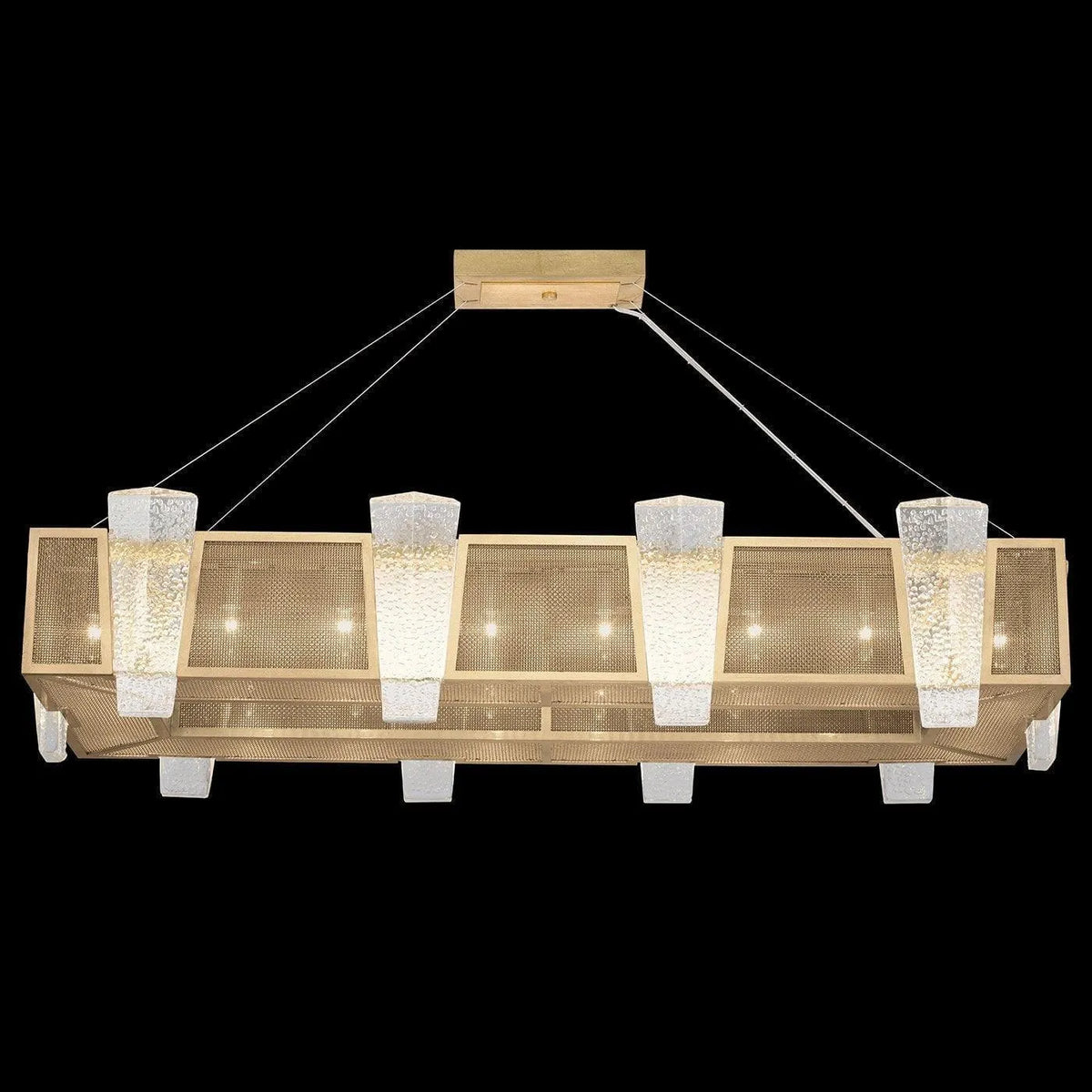 Fine Art Handcrafted Lighting - Crownstone 52-Inch 16 Light Pendant - 891240-22ST | Montreal Lighting & Hardware