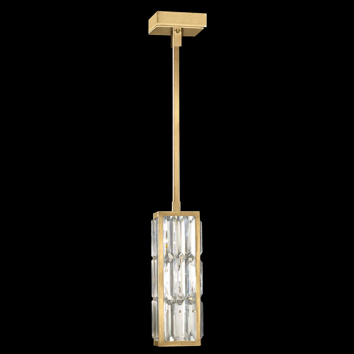 Fine Art Handcrafted Lighting - Crystal Enchantment 5-Inch One Light Drop Light - 811540-2ST | Montreal Lighting & Hardware