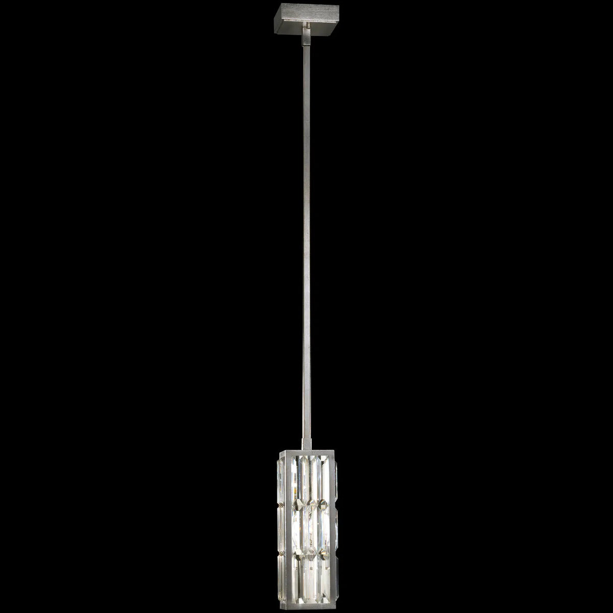 Fine Art Handcrafted Lighting - Crystal Enchantment 5-Inch One Light Drop Light - 811540-2ST | Montreal Lighting & Hardware