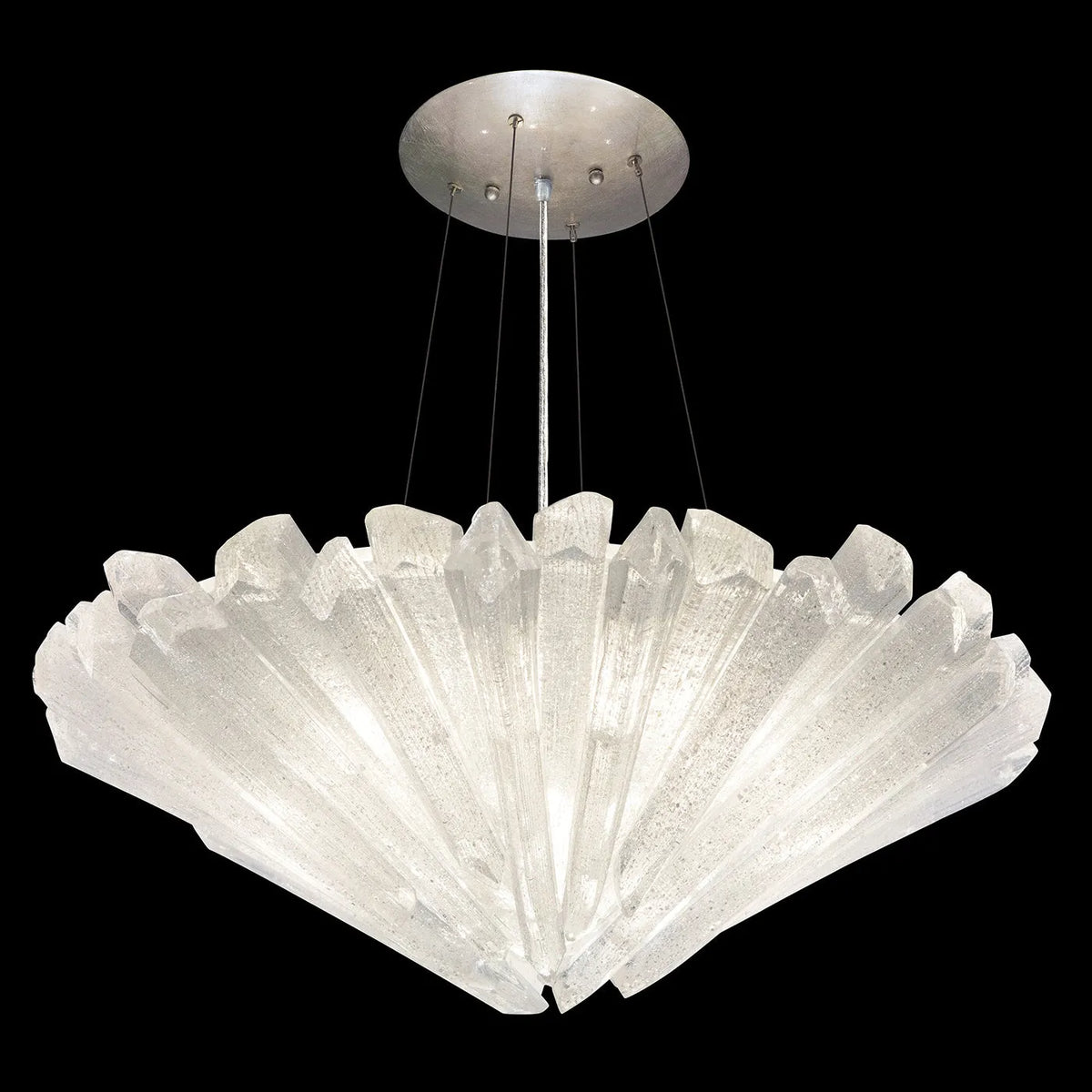 Fine Art Handcrafted Lighting - Diamantina 22-Inch Three Light Pendant - 870240-2ST | Montreal Lighting & Hardware