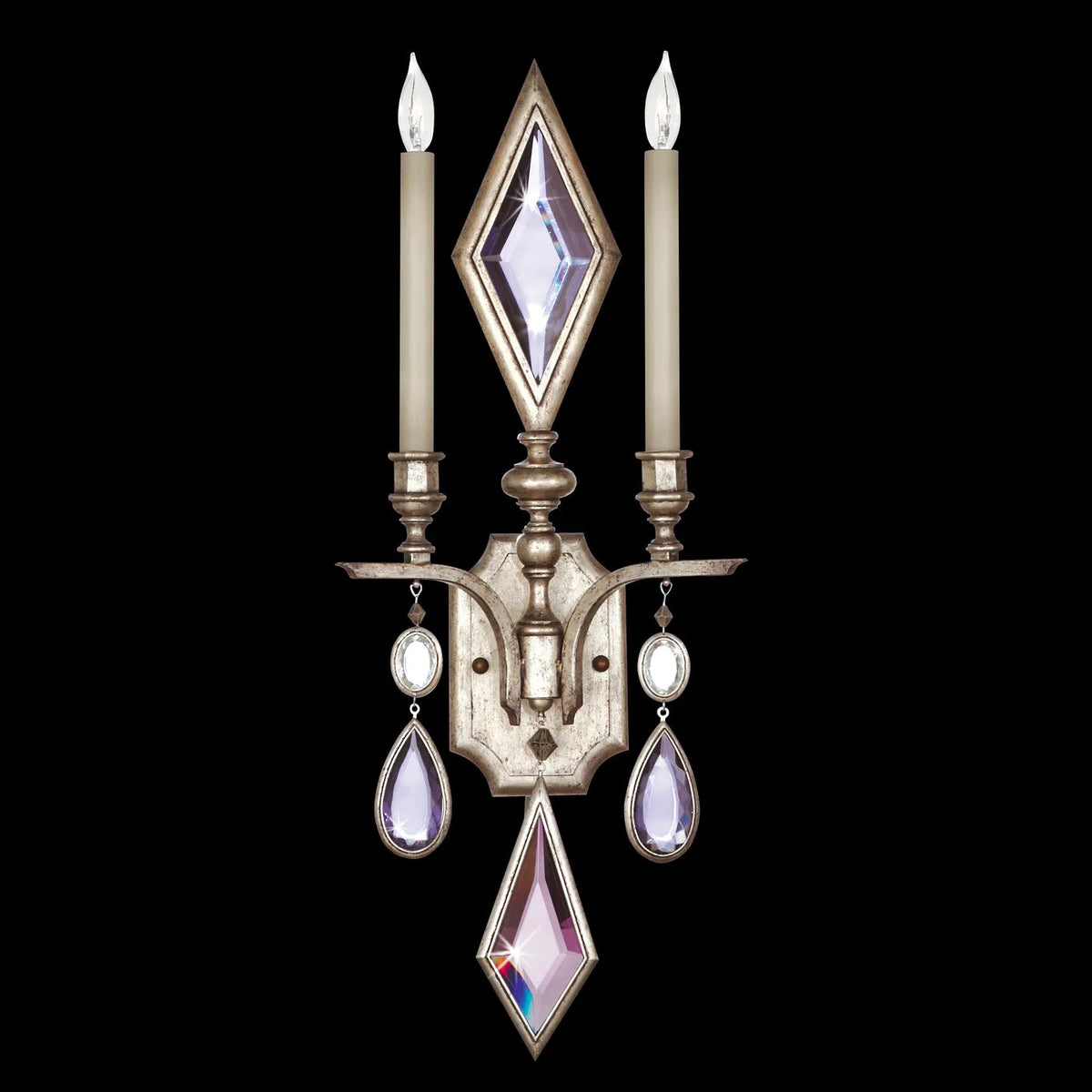 Fine Art Handcrafted Lighting - Encased Gems 29-Inch Two Light Wall Sconce - 718150-1ST | Montreal Lighting & Hardware