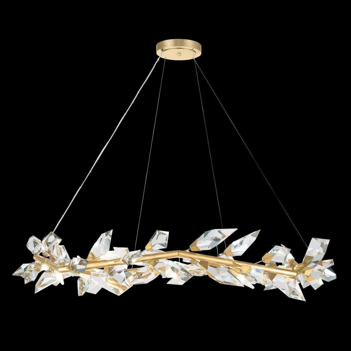 Fine Art Handcrafted Lighting - Foret 55-Inch 12 Light Pendant - 909540-2ST | Montreal Lighting & Hardware