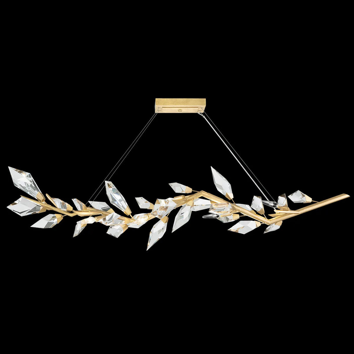 Fine Art Handcrafted Lighting - Foret 63-Inch Seven Light Pendant - 902440-1ST | Montreal Lighting & Hardware