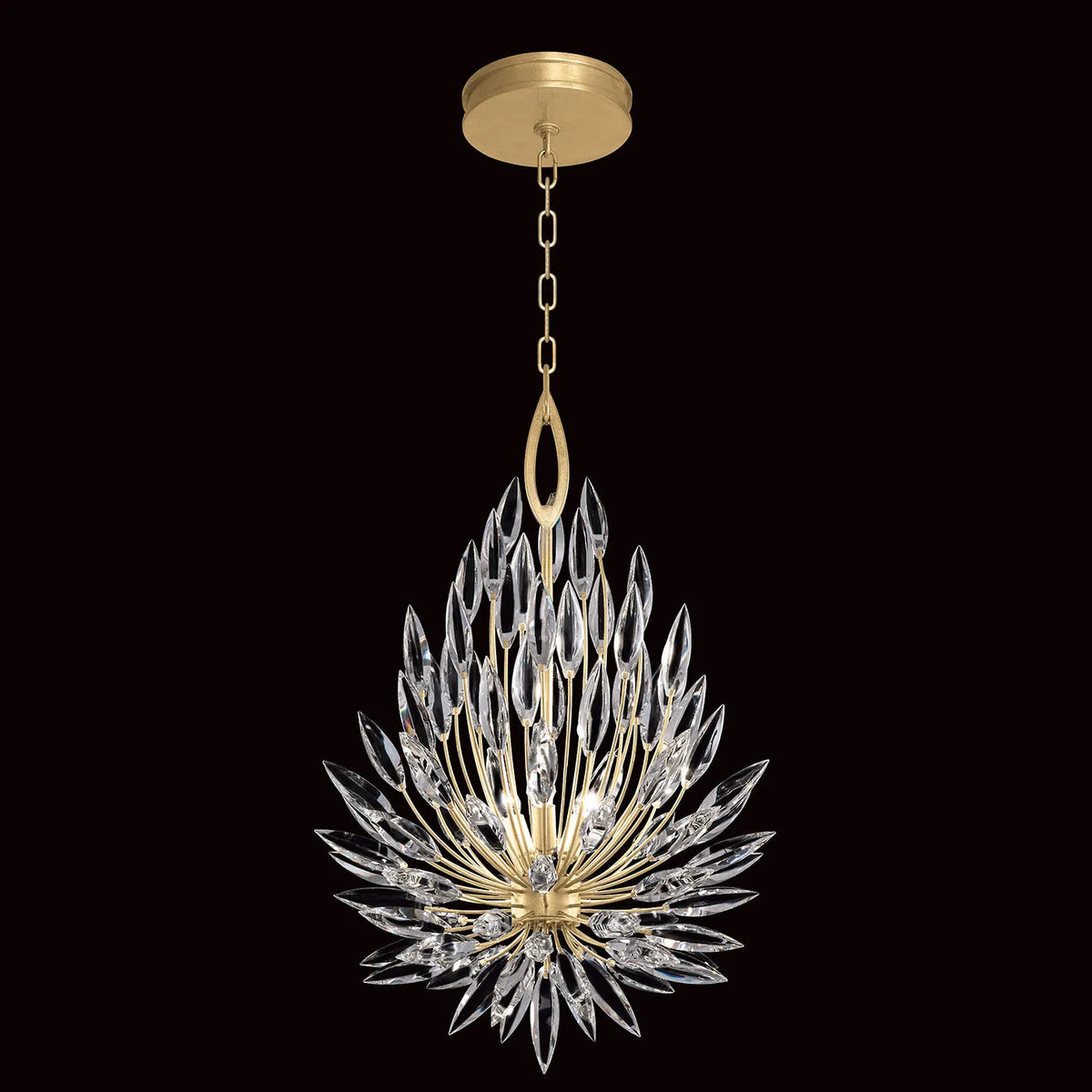 Fine Art Handcrafted Lighting - Lily Buds 19-Inch Three Light Chandelier - 881640-1ST | Montreal Lighting & Hardware