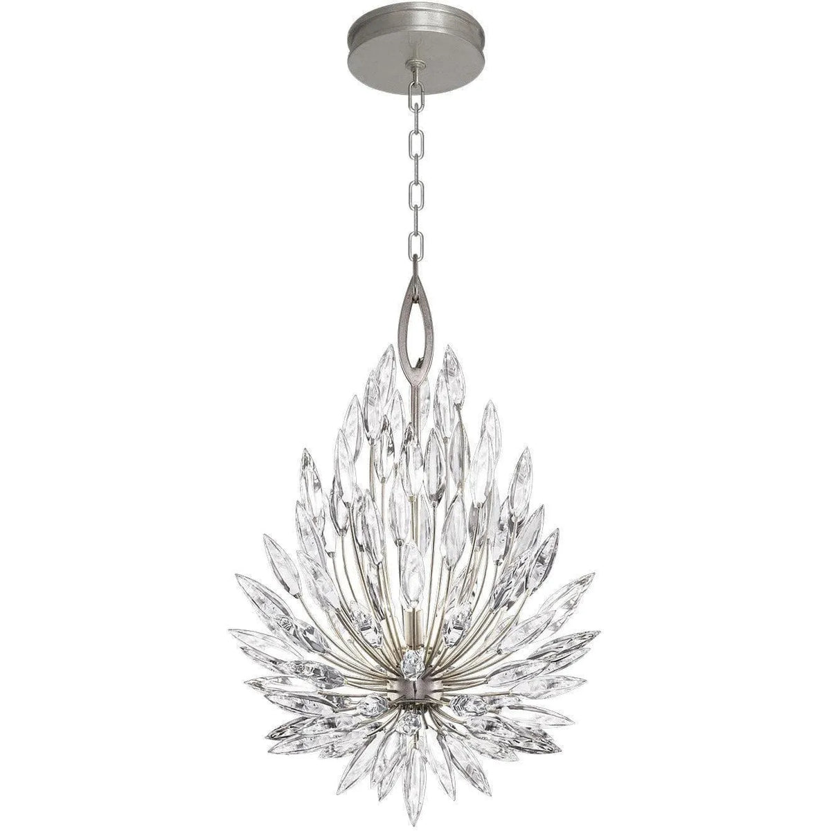 Fine Art Handcrafted Lighting - Lily Buds 19-Inch Three Light Chandelier - 881640ST | Montreal Lighting & Hardware