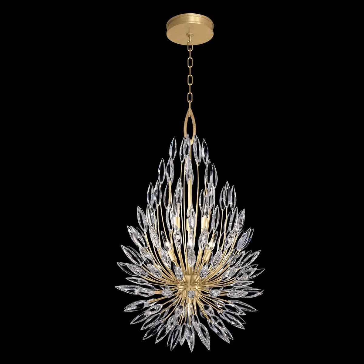 Fine Art Handcrafted Lighting - Lily Buds 24-Inch Seven Light Pendant - 883840-1ST | Montreal Lighting & Hardware