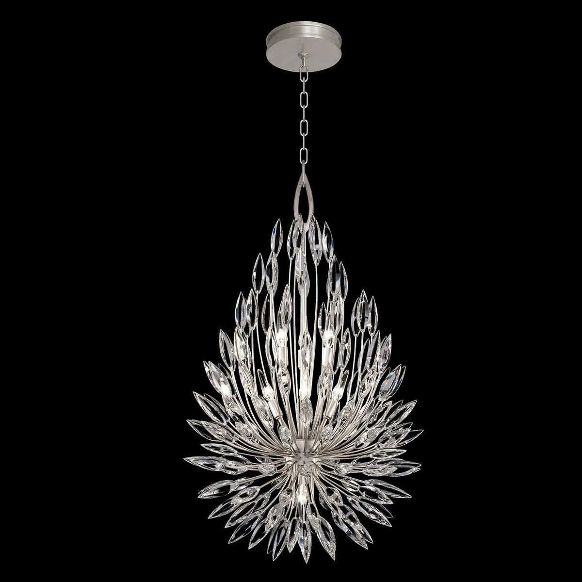 Fine Art Handcrafted Lighting - Lily Buds 24-Inch Seven Light Pendant - 883840-1ST | Montreal Lighting & Hardware