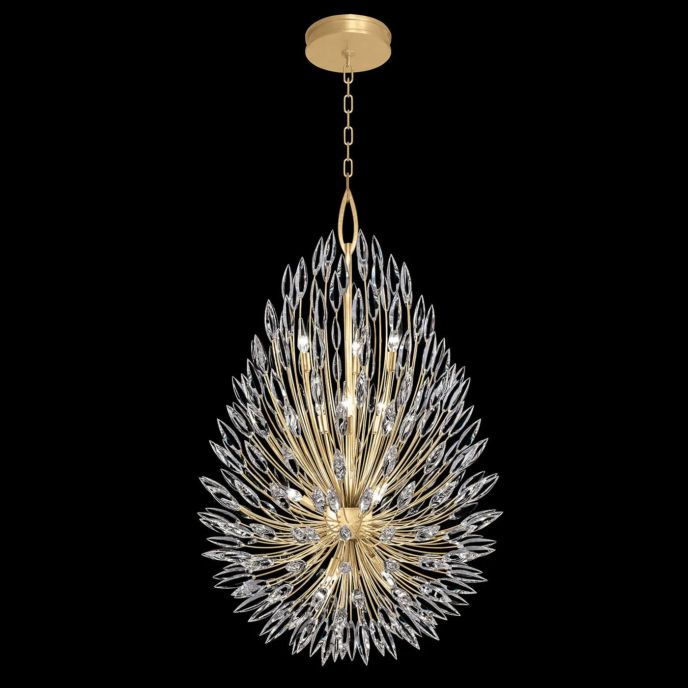 Fine Art Handcrafted Lighting - Lily Buds 33-Inch 12 Light Pendant - 883940-1ST | Montreal Lighting & Hardware