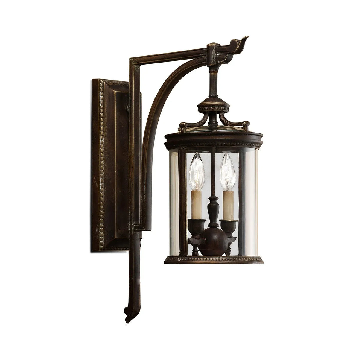 Fine Art Handcrafted Lighting - Louvre 22-Inch Two Light Outdoor Wall Mount - 542281ST | Montreal Lighting & Hardware