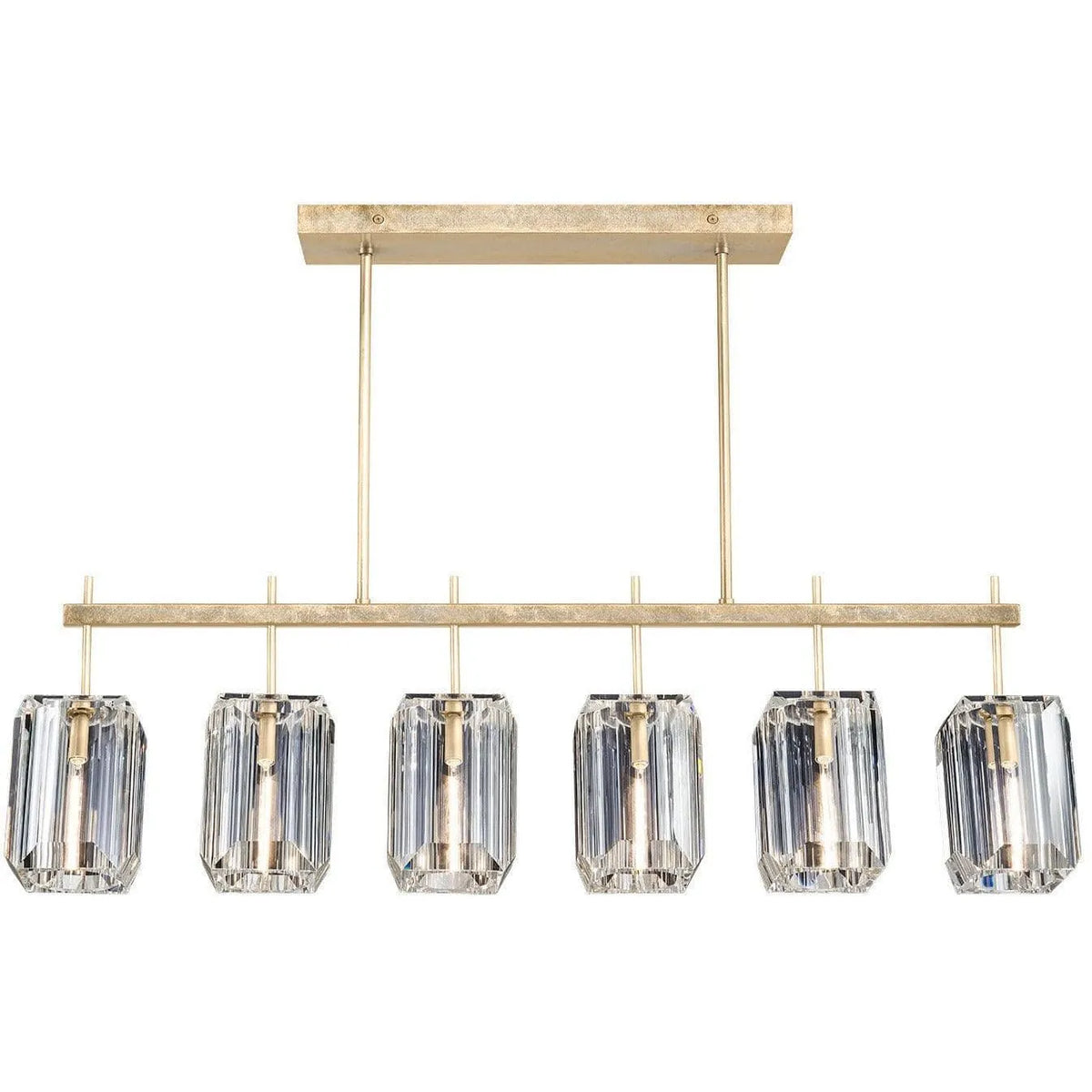 Fine Art Handcrafted Lighting - Monceau 46-Inch Six Light Chandelier - 875240-2ST | Montreal Lighting & Hardware