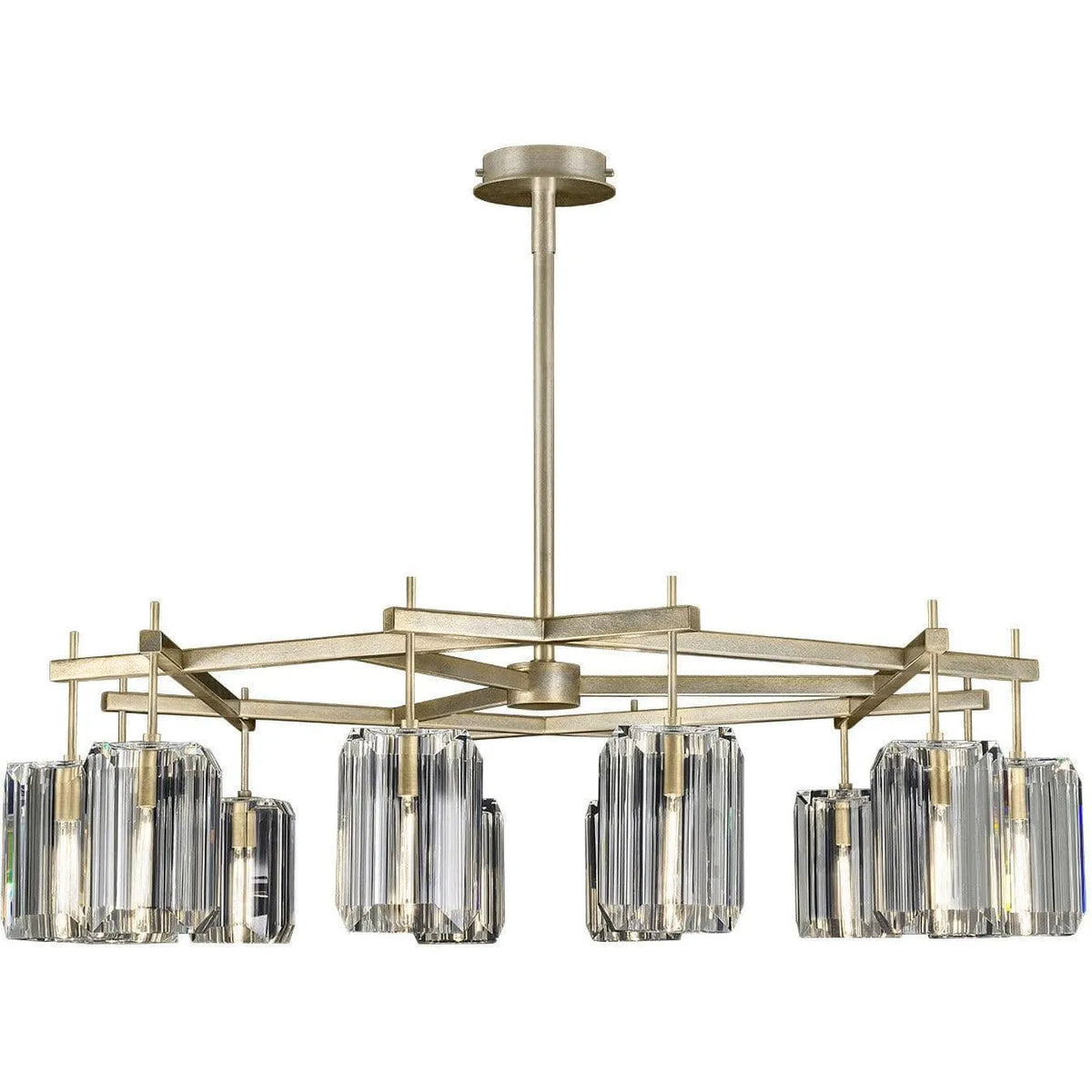 Fine Art Handcrafted Lighting - Monceau 52-Inch 12 Light Chandelier - 875140-2ST | Montreal Lighting & Hardware