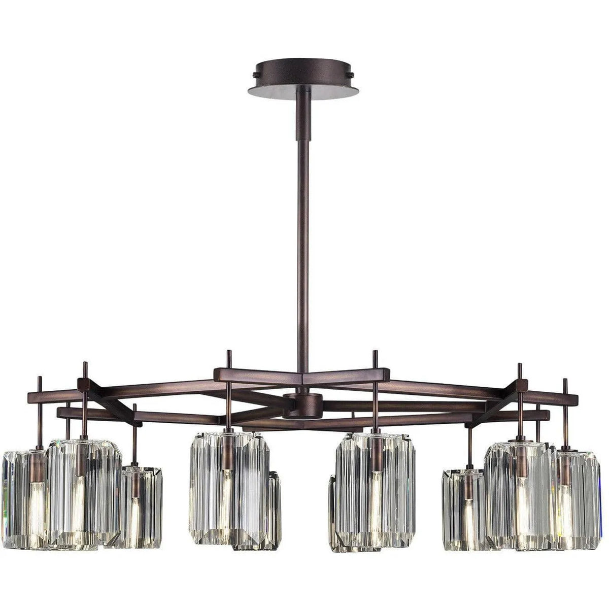 Fine Art Handcrafted Lighting - Monceau 52-Inch 12 Light Chandelier - 875140ST | Montreal Lighting & Hardware