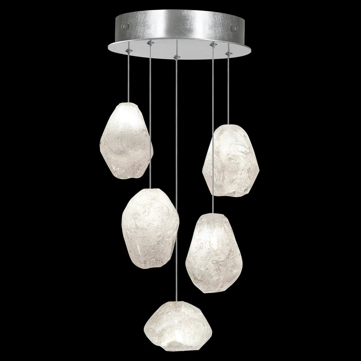 Fine Art Handcrafted Lighting - Natural Inspirations 12-Inch Five Light Pendant - 852440-102LD | Montreal Lighting & Hardware