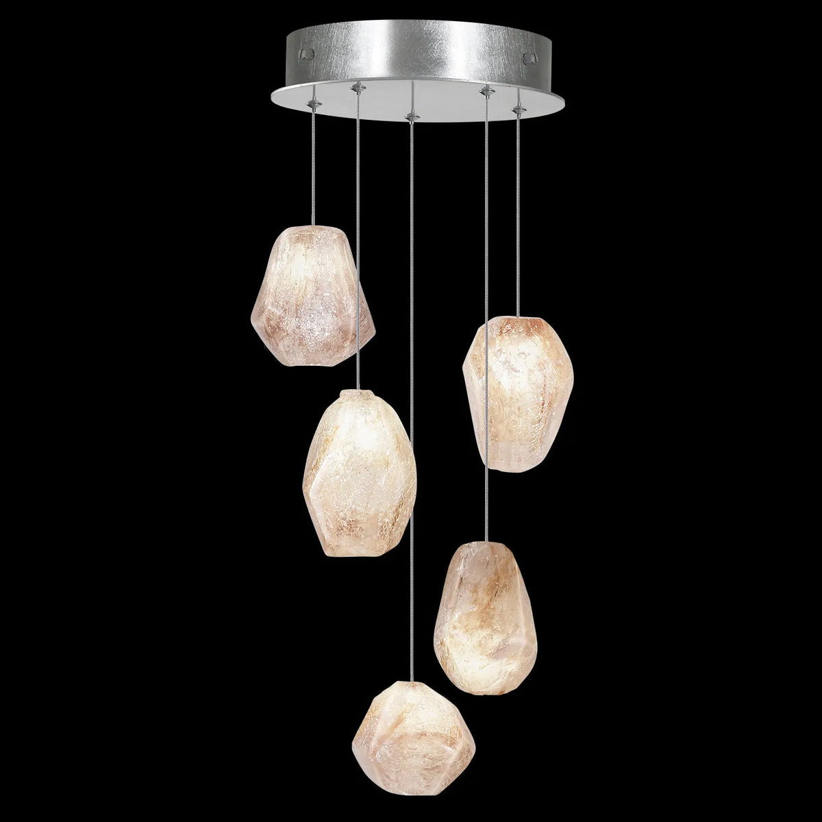 Fine Art Handcrafted Lighting - Natural Inspirations 12-Inch Five Light Pendant - 852440-102LD | Montreal Lighting & Hardware