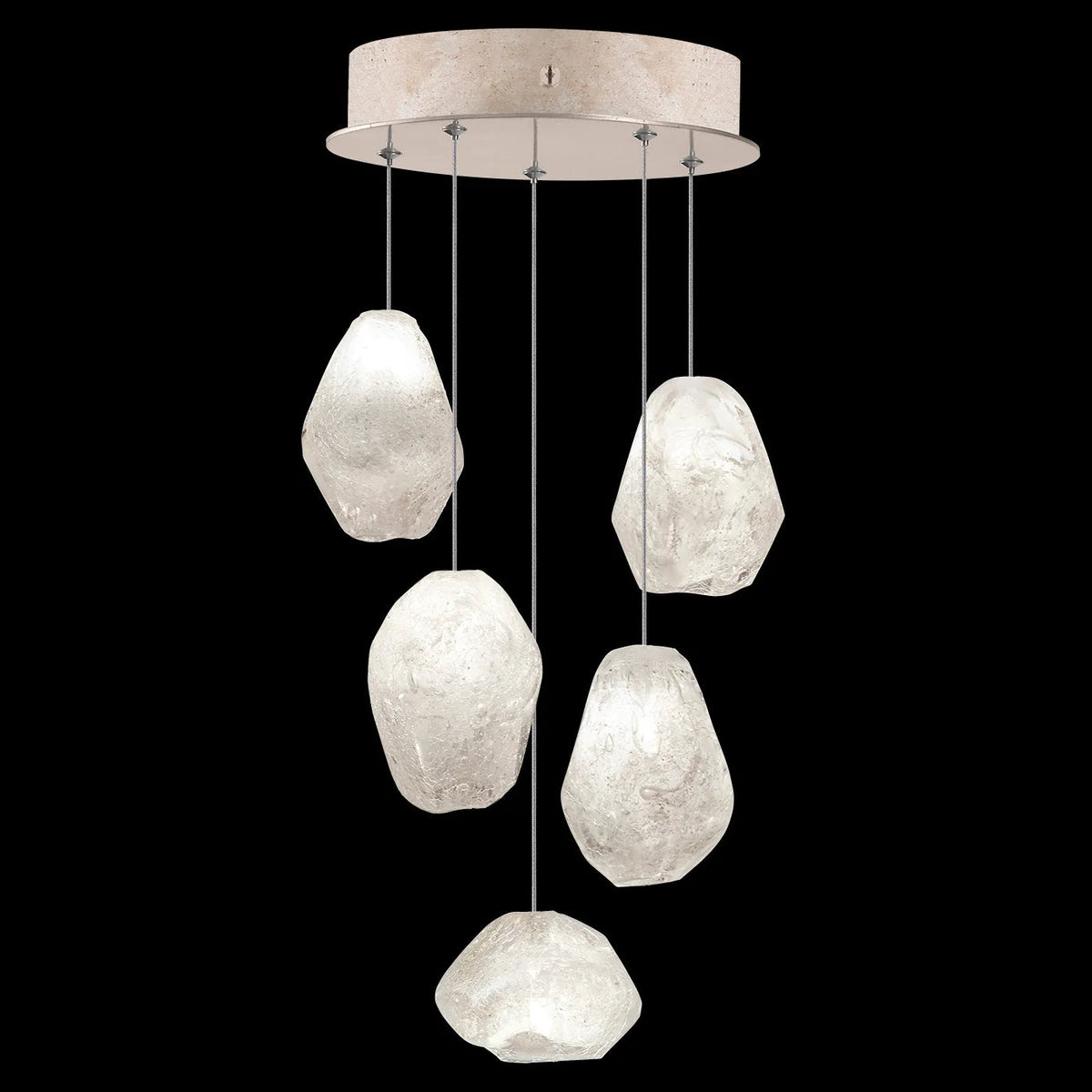 Fine Art Handcrafted Lighting - Natural Inspirations 12-Inch Five Light Pendant - 852440-102LD | Montreal Lighting & Hardware