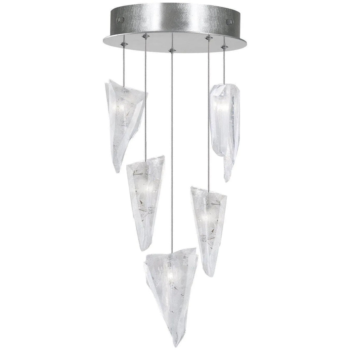 Fine Art Handcrafted Lighting - Natural Inspirations 12-Inch Five Light Pendant - 852440-108LD | Montreal Lighting & Hardware