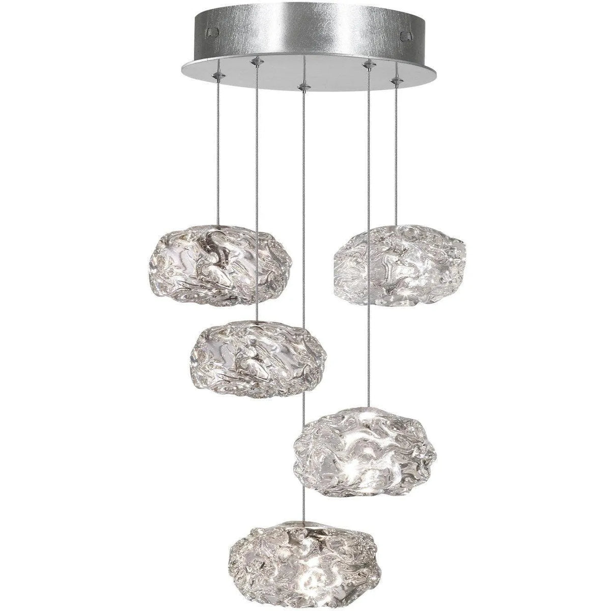 Fine Art Handcrafted Lighting - Natural Inspirations 12-Inch Five Light Pendant - 852440-11LD | Montreal Lighting & Hardware