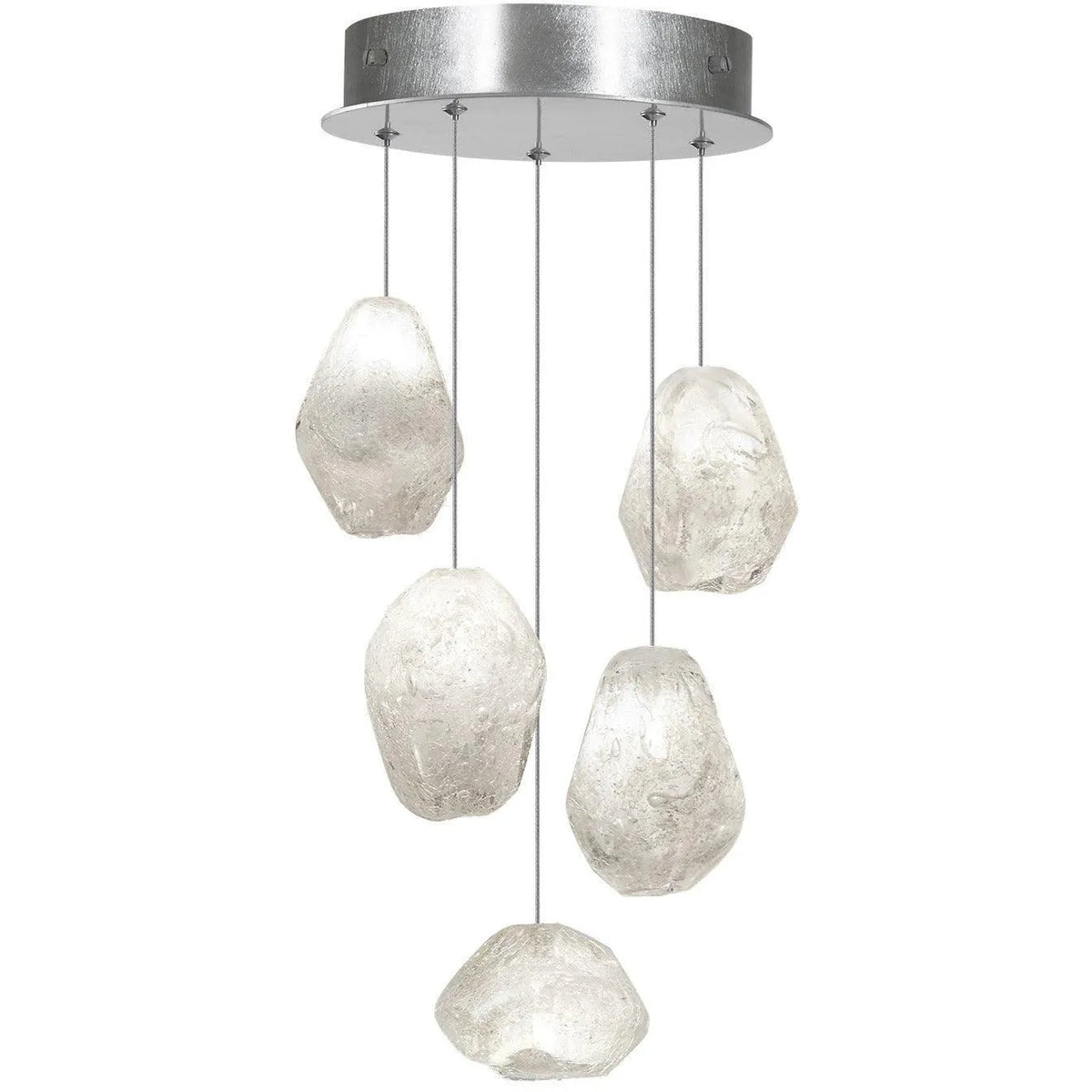 Fine Art Handcrafted Lighting - Natural Inspirations 12-Inch Five Light Pendant - 852440-13LD | Montreal Lighting & Hardware