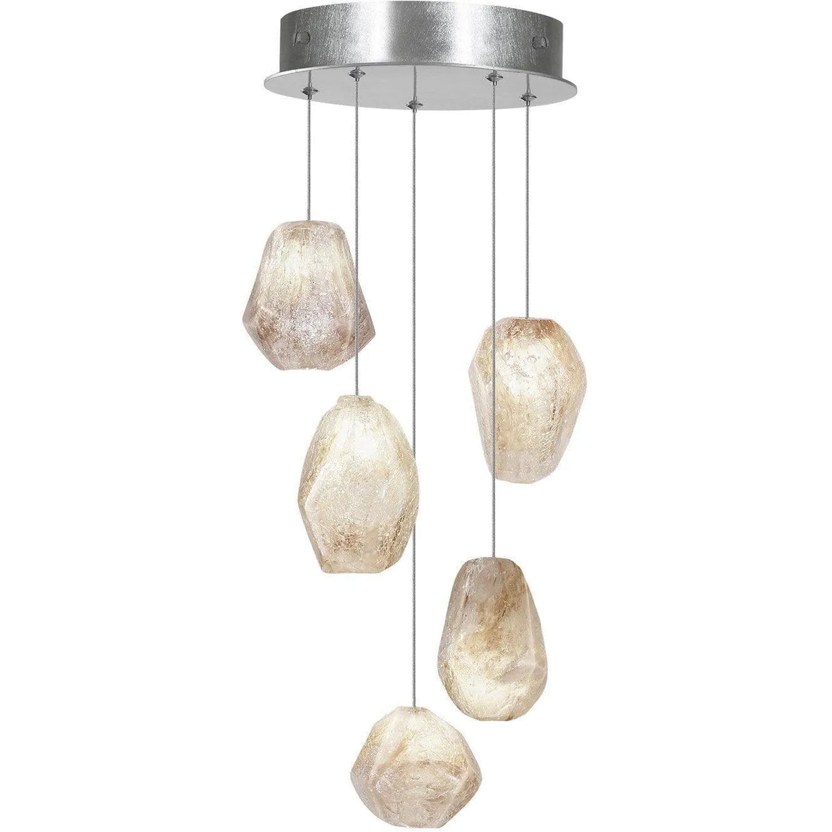 Fine Art Handcrafted Lighting - Natural Inspirations 12-Inch Five Light Pendant - 852440-14LD | Montreal Lighting & Hardware