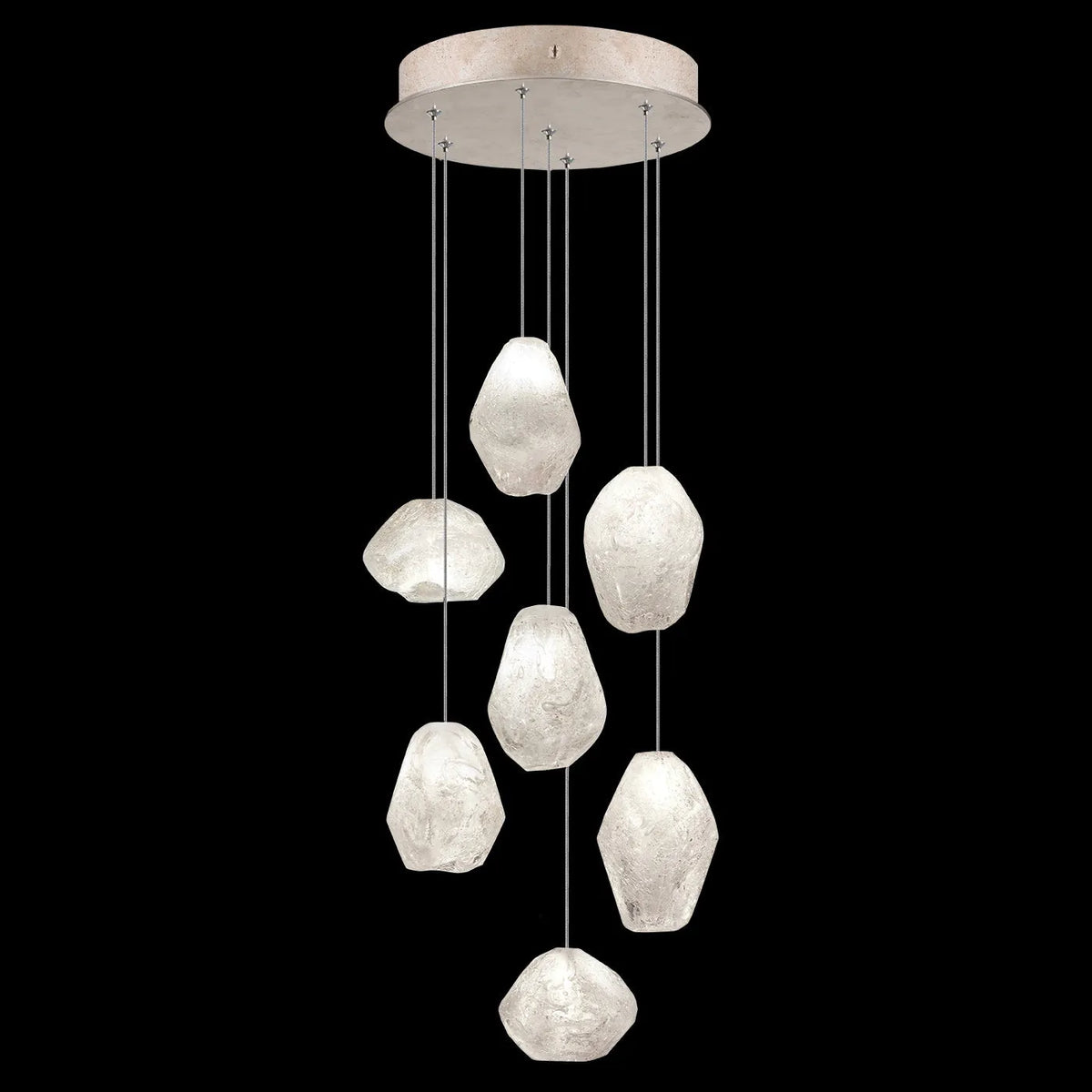 Fine Art Handcrafted Lighting - Natural Inspirations 14-Inch Seven Light Pendant - 852640-102LD | Montreal Lighting & Hardware