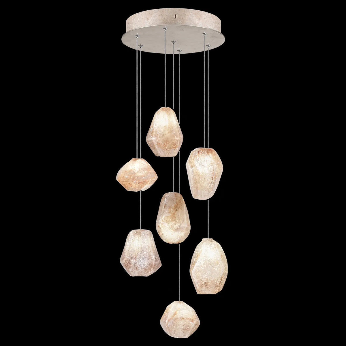 Fine Art Handcrafted Lighting - Natural Inspirations 14-Inch Seven Light Pendant - 852640-102LD | Montreal Lighting & Hardware